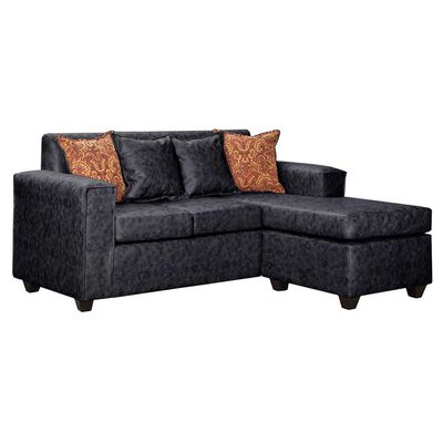 Imagen 1 del producto Sofá Seccional Black Factory Ezeiza 3 Cuerpos Negro