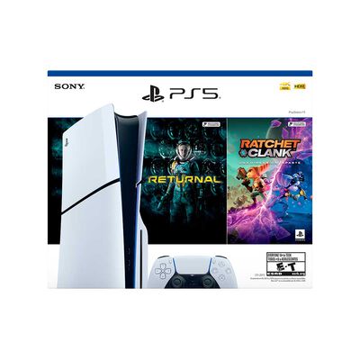Imagen 2 del producto Consola Sony PlayStation 5 Slim con Disco + 2 Juegos + Control