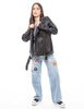 Chaqueta Biker Ecocuero Mujer Icono