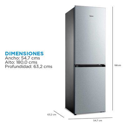 Imagen 2 del producto Refrigerador No Frost Midea MDRB379FGF50 273 lts.