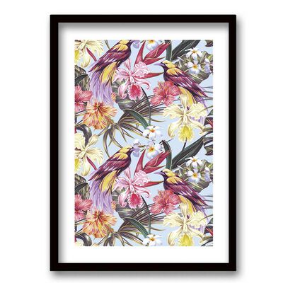 Cuadro Decorativo Retela Botánica Vintage 70 x 50 cm