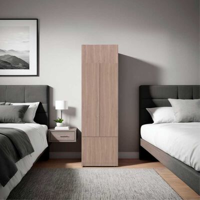 Combo Closet Tuhome 4 Puertas + M&oacute;dulo Superior Dreams Bardolino