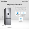 Refrigerador No Frost Samsung RB34T632FSA/ZS 331 lts.