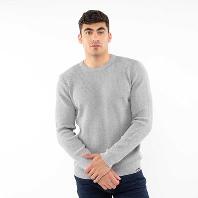 Sweater Algodón Hombre Icono Gris-M