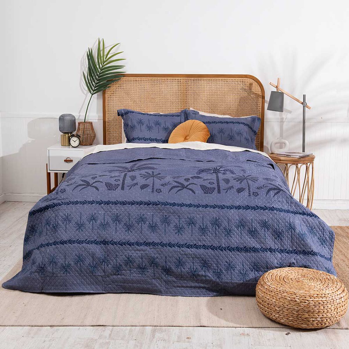 Quilt Mashini 1,5 Plazas Cordoba Vegetación