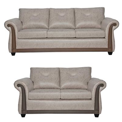 Imagen 1 del producto Juego de Living Black Factory Bristol 5 Cuerpos Crema