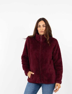 Imagen 1 del producto Polerón Mujer Portman Club Burdeo, Denim, Gris, Negro, Rosado