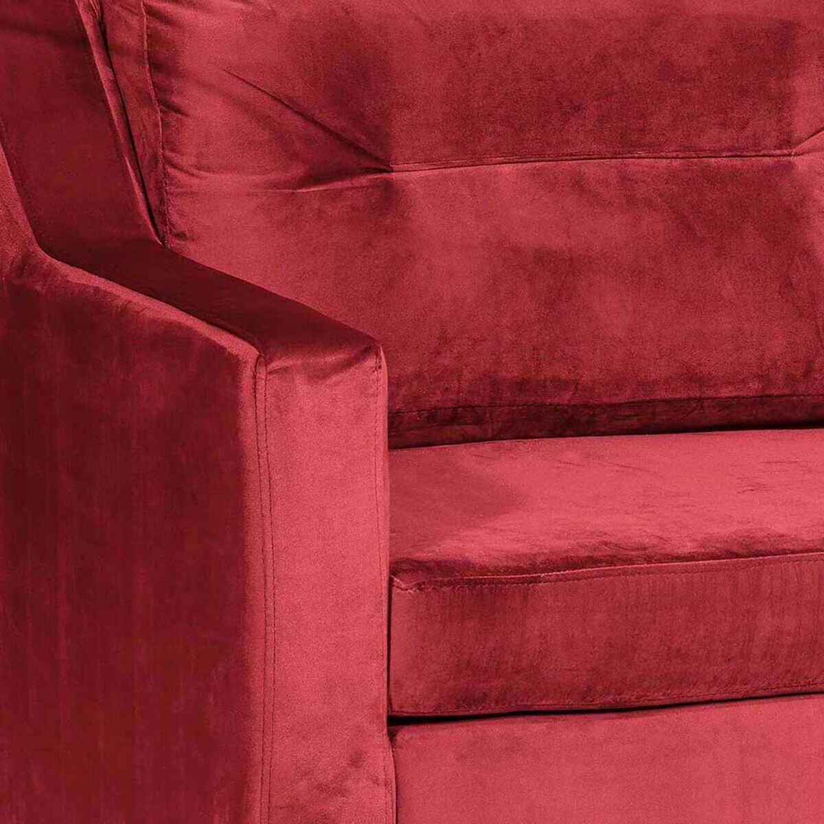 Juego de Living Dise&ntilde;o A&M Home Aries Sof&aacute; 3 Cuerpos + 2 Pouf 1 Cuerpo  Burdeo
