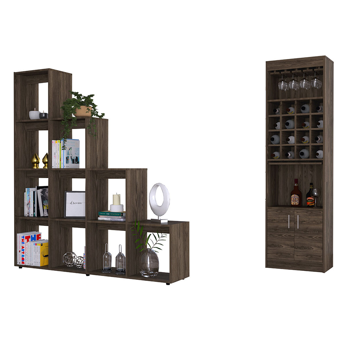 Combo Biblioteca Escalera  + Bar Kava TuHome Beijing