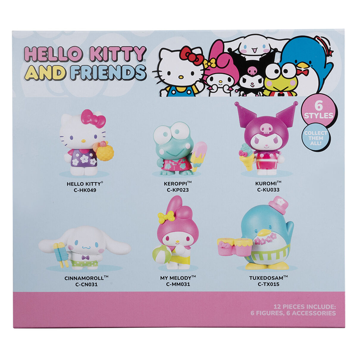 Pack De 6 Figuras Hello Kitty