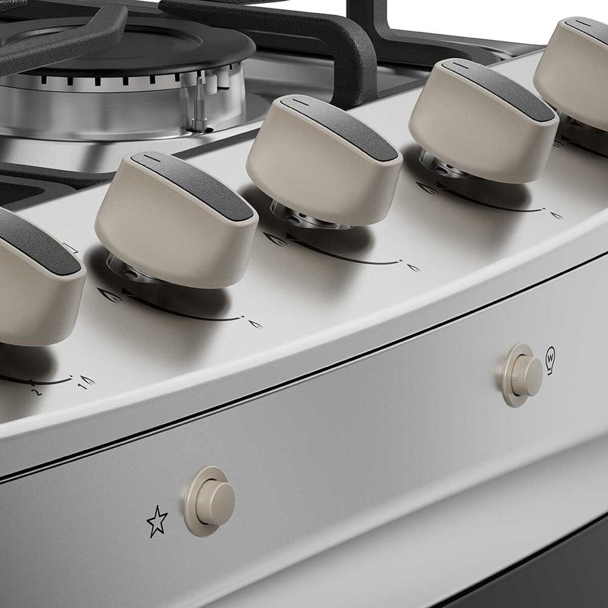 Cocina a Gas Midea MCG-4QPI24NS 4 Quemadores