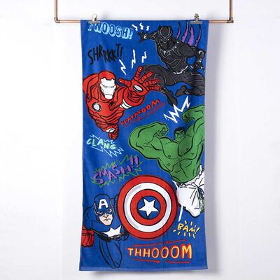 Toalla de Playa Infantil Avengers Todos 70 x 140 cm