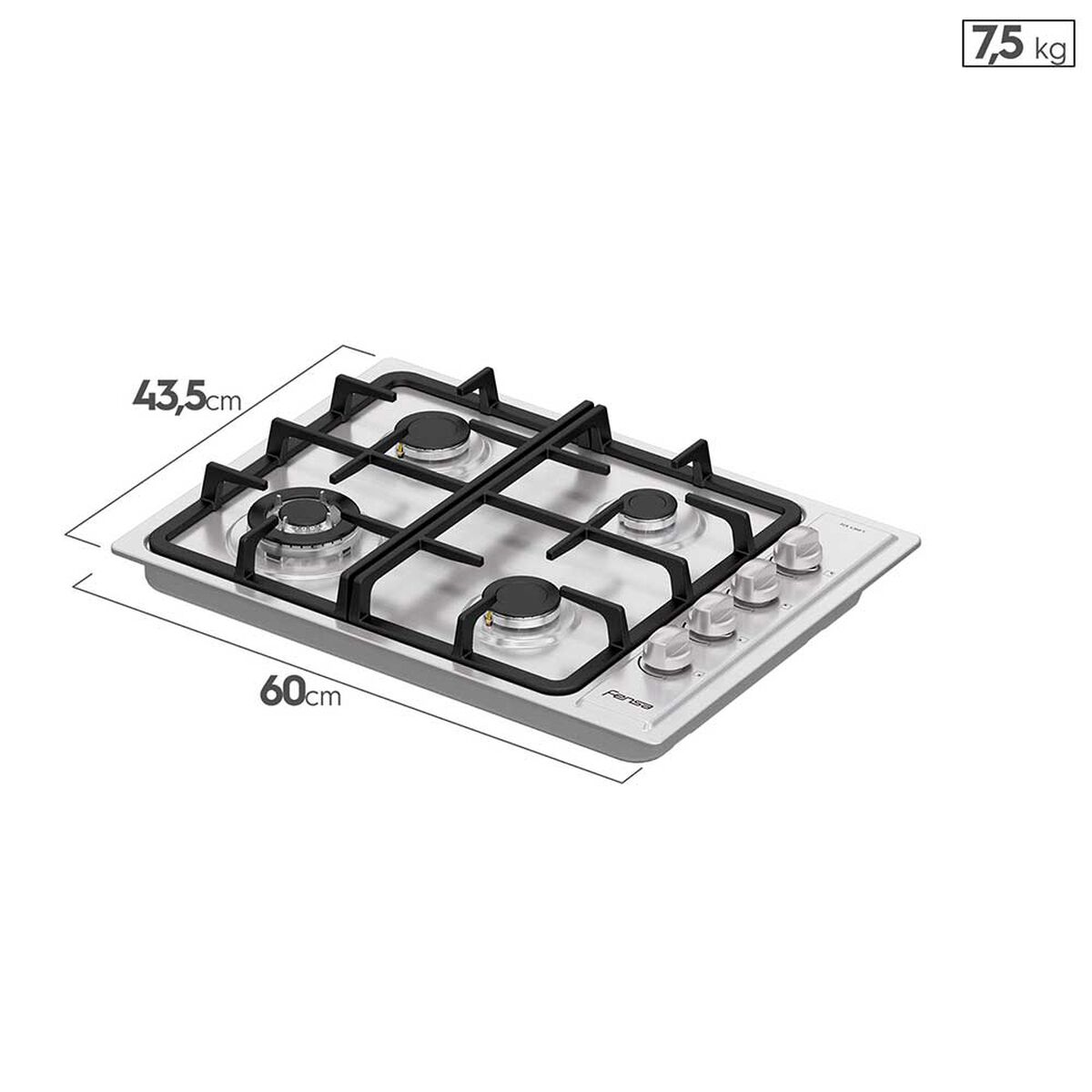 Encimera A Gas Fensa FCE 4.3HF T