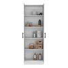 Mueble Despensa Multiusos Tuhome Kitchen 2 Puertas Blanco 