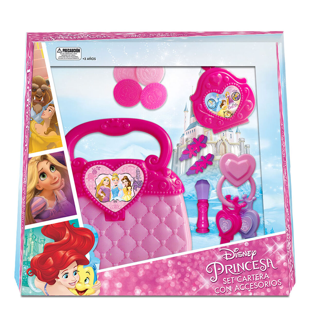 Set Cartera Con Accesorios Princesas Disney