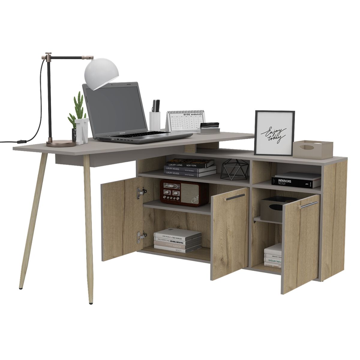 Escritorio TuHome Obregon Duna/Taupe