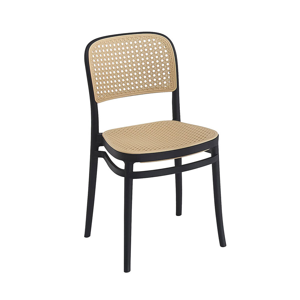 Juego de Comedor Vekkahome Alma Duna 4 Sillas Caf&eacute;