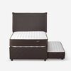 Cama Nido Rosen 1,5 Plazas New Ergo T + Respaldo Maurice Chocolate
