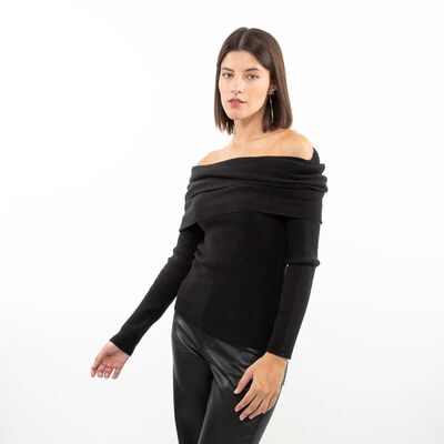 Sweater Bardot Mujer Zibel