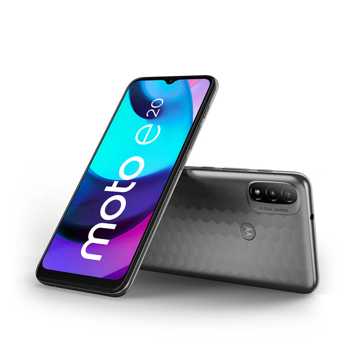 Celular Motorola Moto e20 32GB 6,52" Gris Liberado