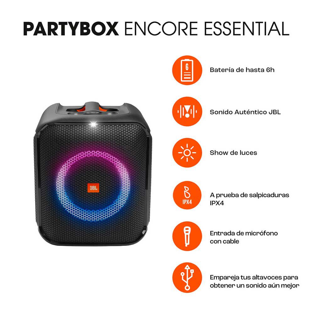 Minicomponente JBL PartyBox Encore Essential Karaoke | Abc