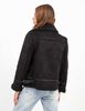 Chaqueta Aviadora de Gamuza Suede y Chiporro Mujer Fiorucci