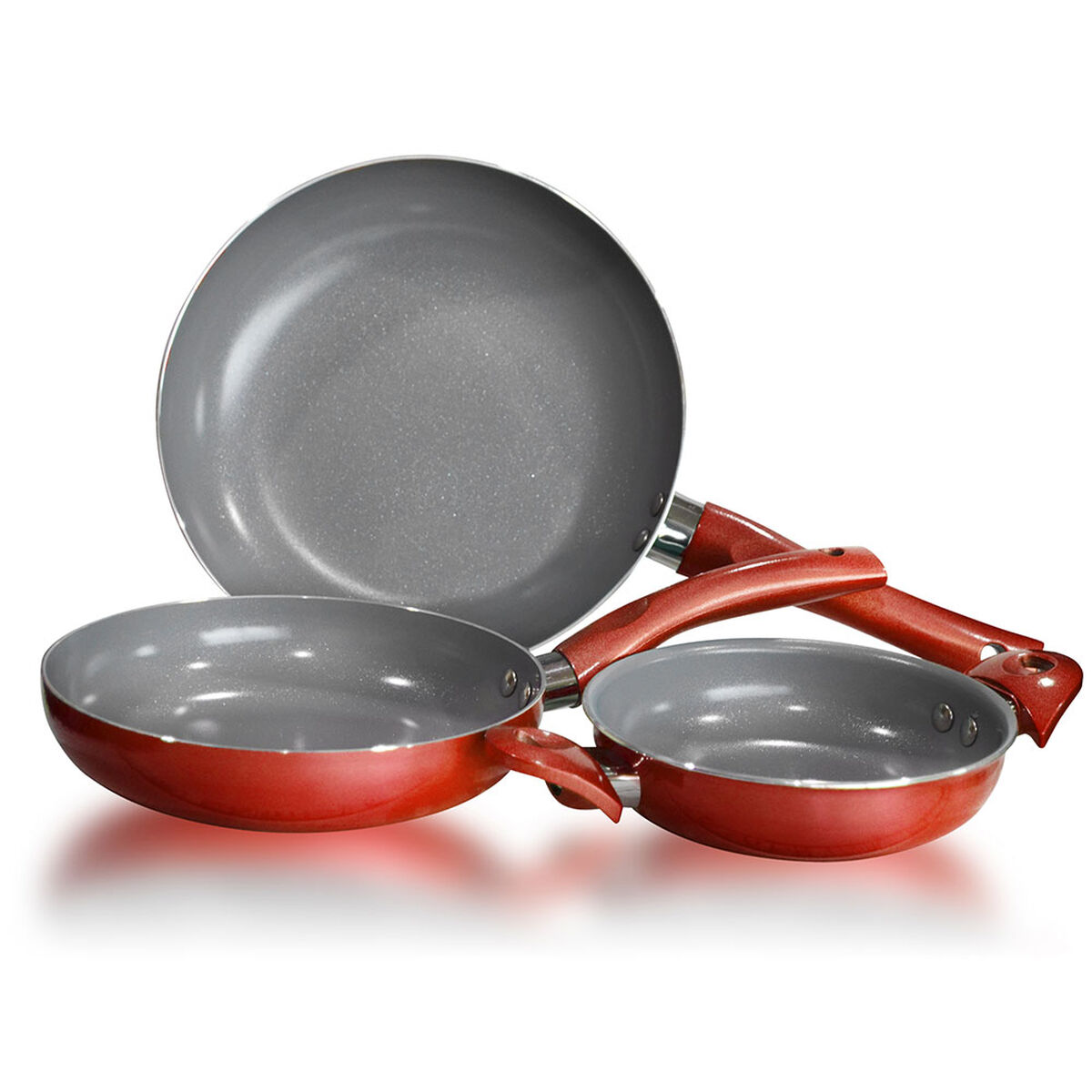 Set Sartén 3 Piezas Aluminio Palermo