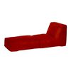Sof&aacute; Cama Latam Home Cuero Kentucky Bari 1 Cuerpo Rojo