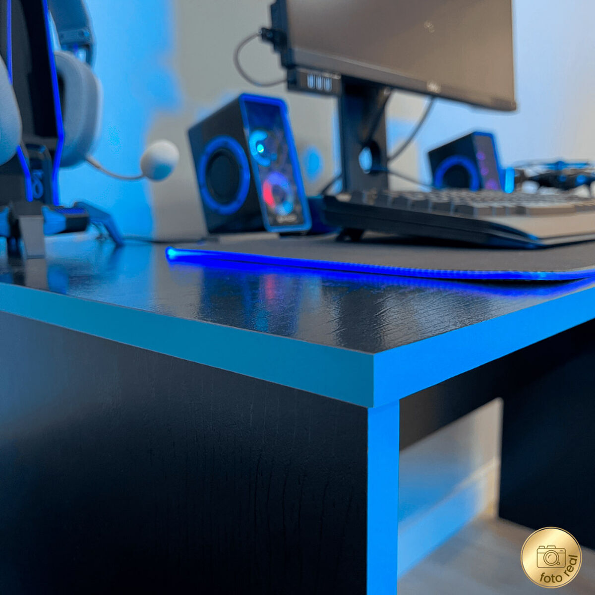 Escritorio Exit Gamer Negro Azul