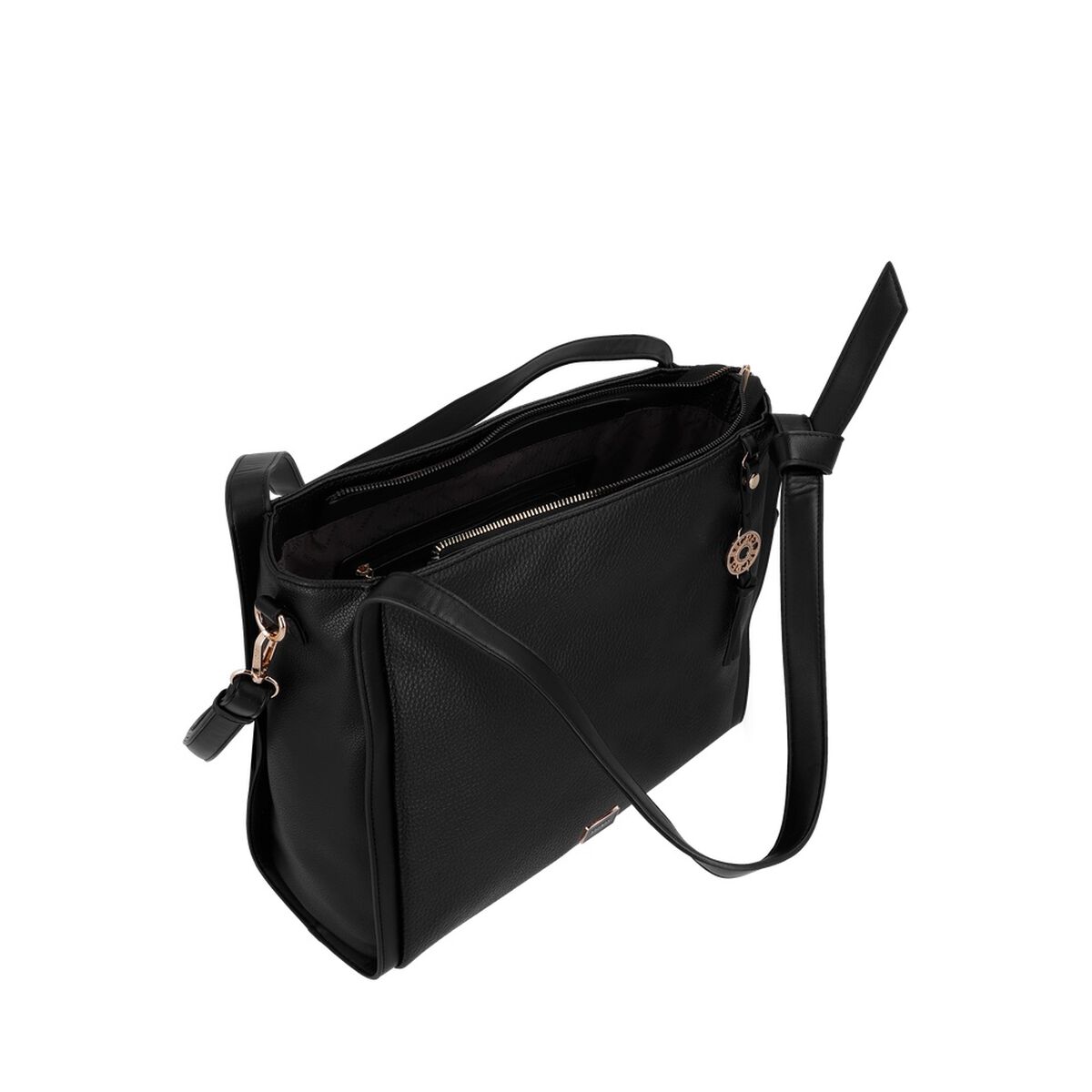 Cartera de hombro Secret Boston ST6 L Negro