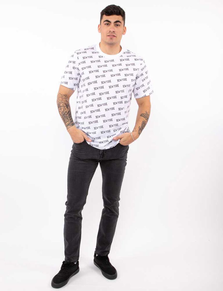 Polera Manga Corta Hombre Icono