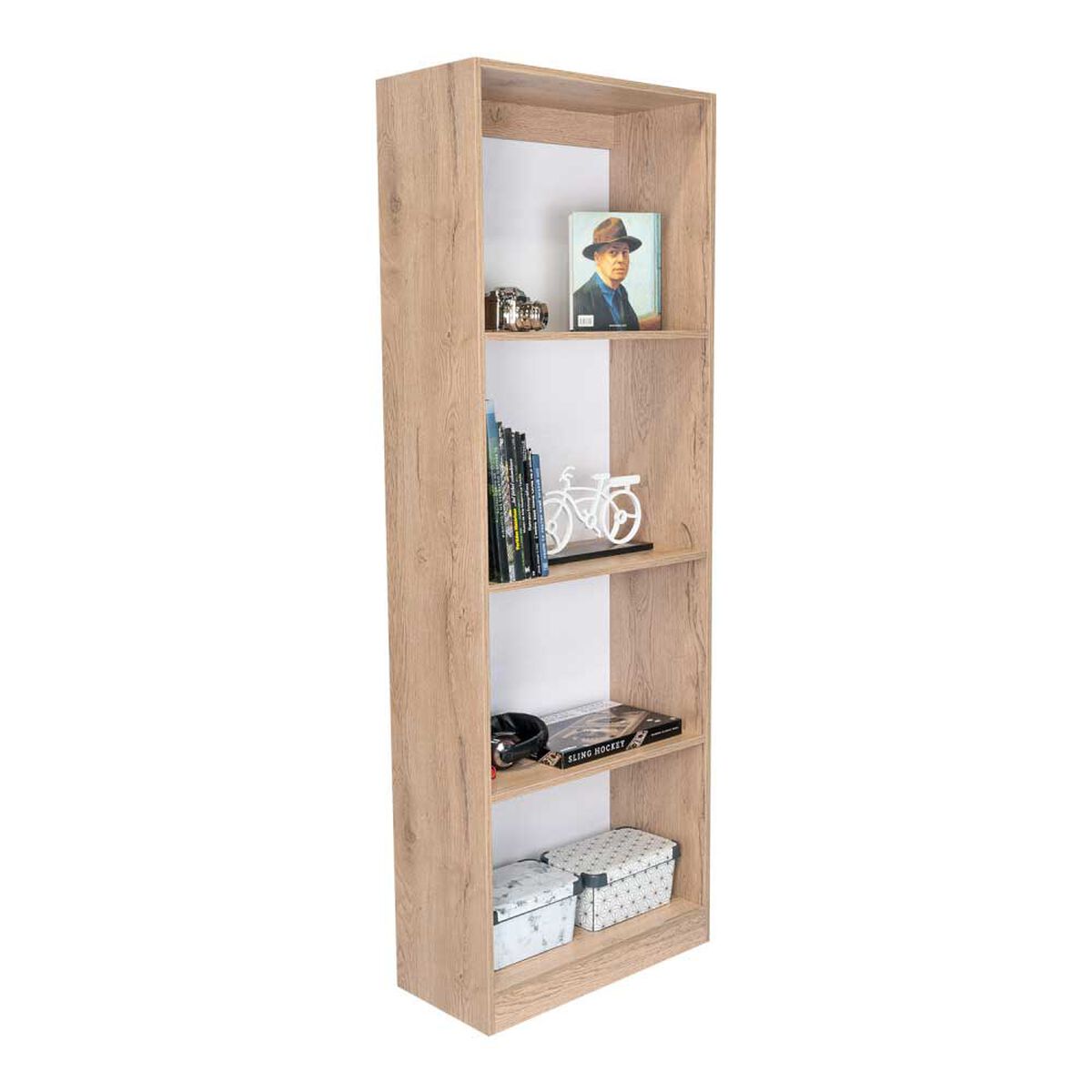 3 Estantes + Estante 2 Puertas TuHome Home Macadamia