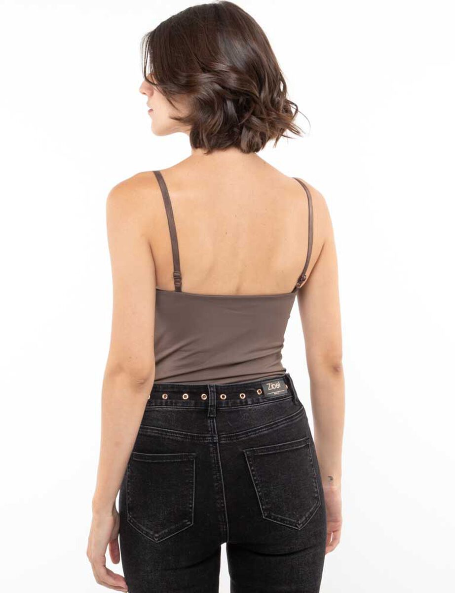 Body Liso Sin Mangas Mujer Zibel