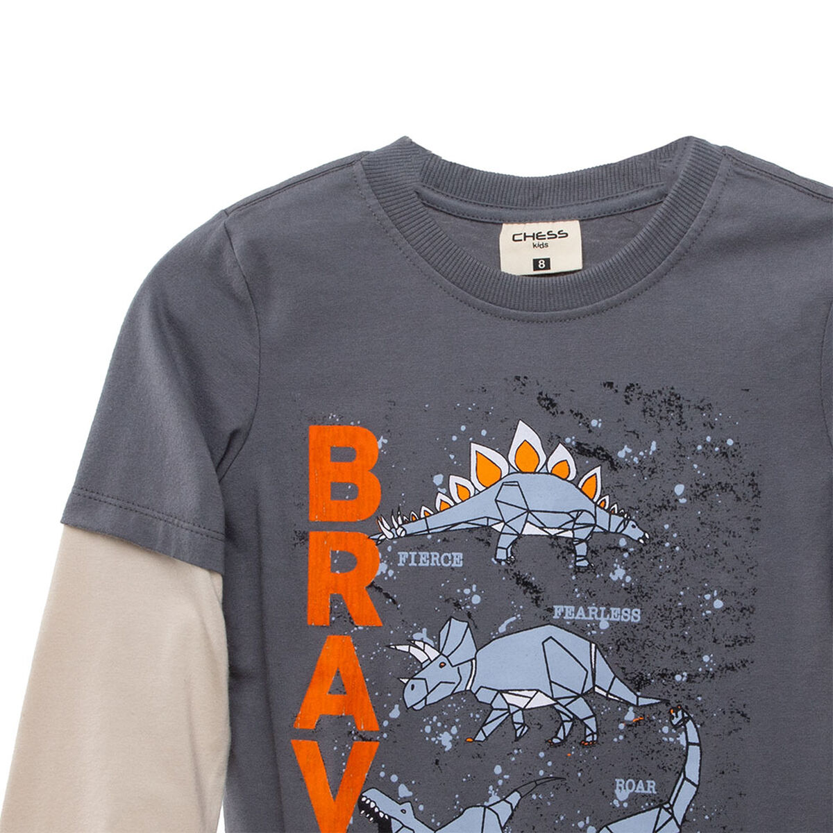 Polera Manga Larga Niño Chess