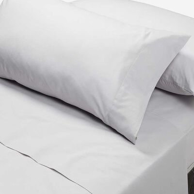 Imagen 2 del producto Juego de Sábanas Rosen 144 Hilos 2 Plazas Polycotton Lisa Plata