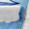 Alfombra Infantil Modalfo Cometa Azul 100 x 150 cm