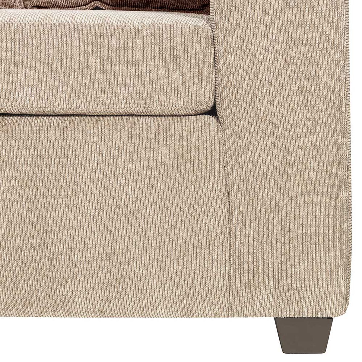 Sofá Seccional Intercambiable Essenza Phuket Beige 3 Cuerpos