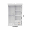 Closet Yardas Josefa 4 Puertas 2 Cajones Blanco