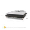 Cama Europea CIC King Ortopedic Advance + Almohadas