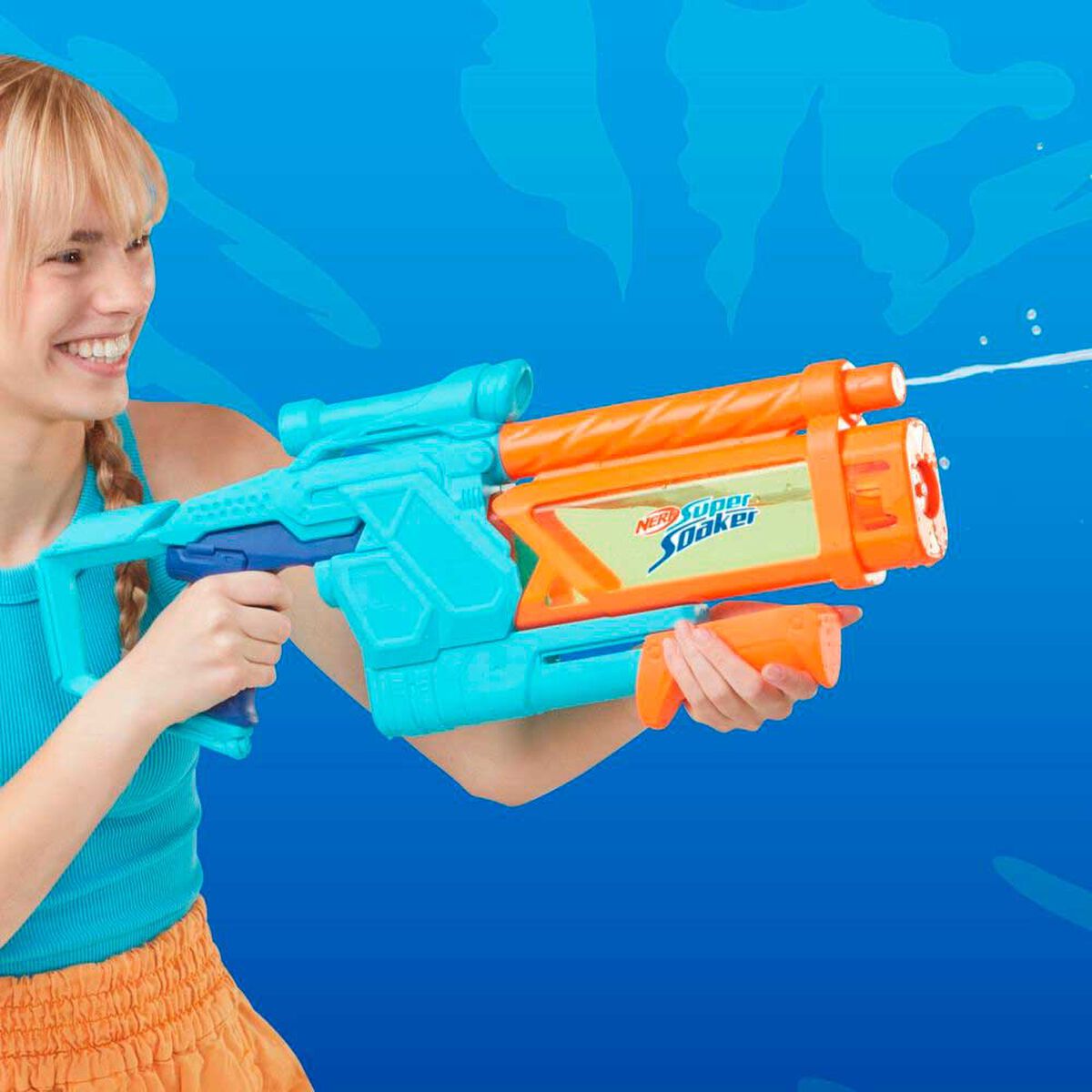 Lanzador de Agua Super Soaker Mega Dunk-Fill Nerf