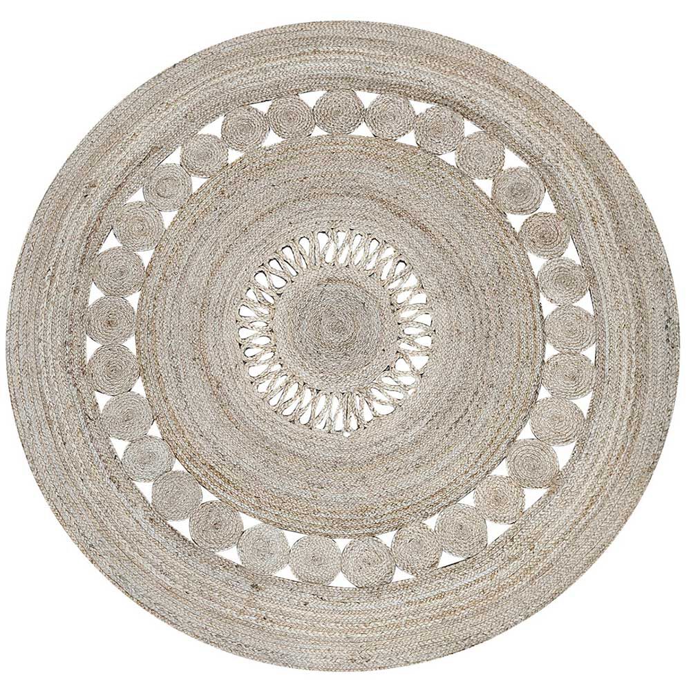 Alfombra Idetex Jute Braided Redonda 150 Natural