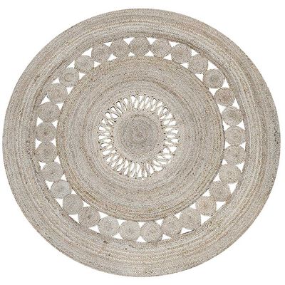 Alfombra Idetex Jute Braided Redonda 150 Natural