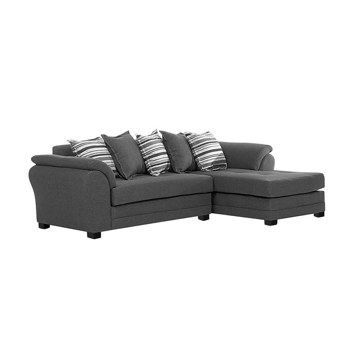 Sof&aacute; Seccional Derecho Living Factory Mustang 4 Cuerpos Marengo