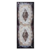 Alfombra de Pasillo Idetex Moka 180 x 67 cm. Negro