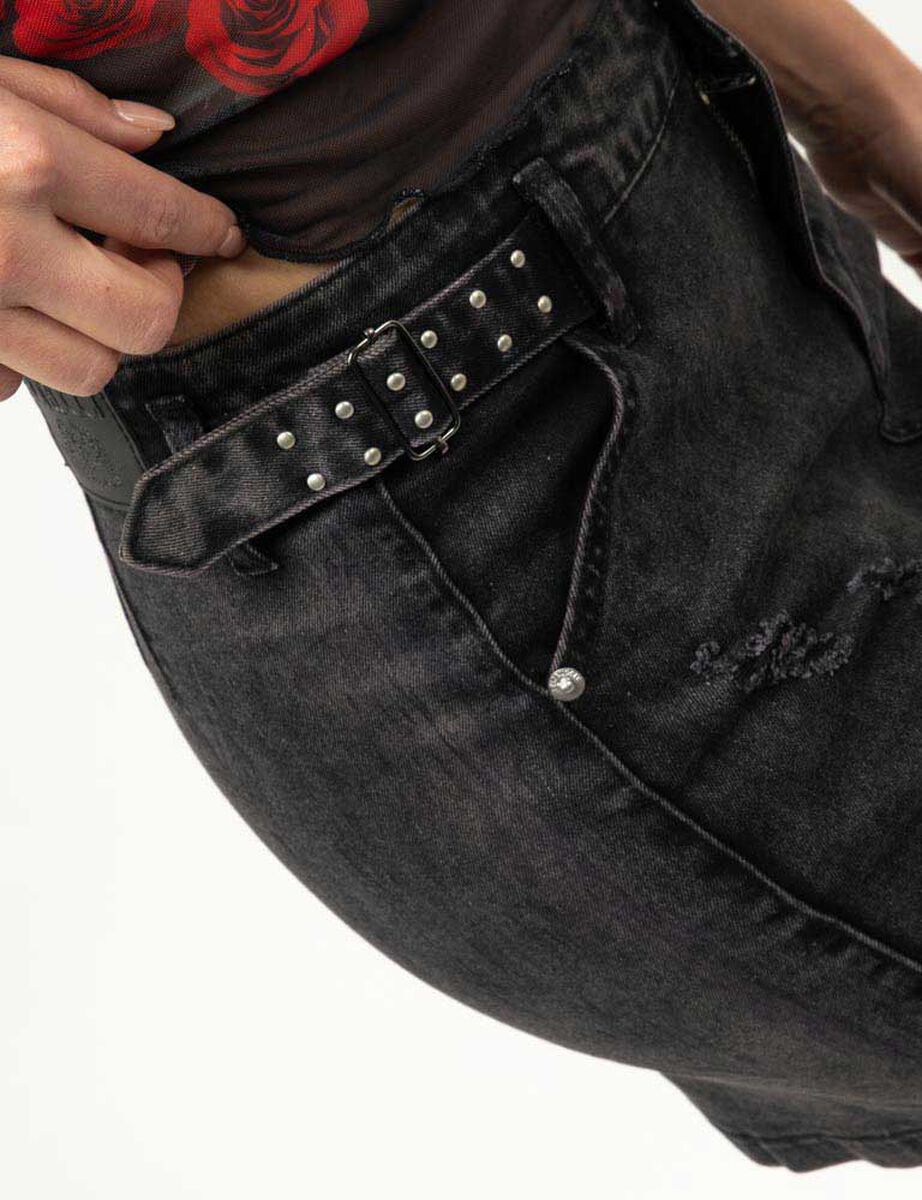 Falda Mini Denim Mujer Fiorucci