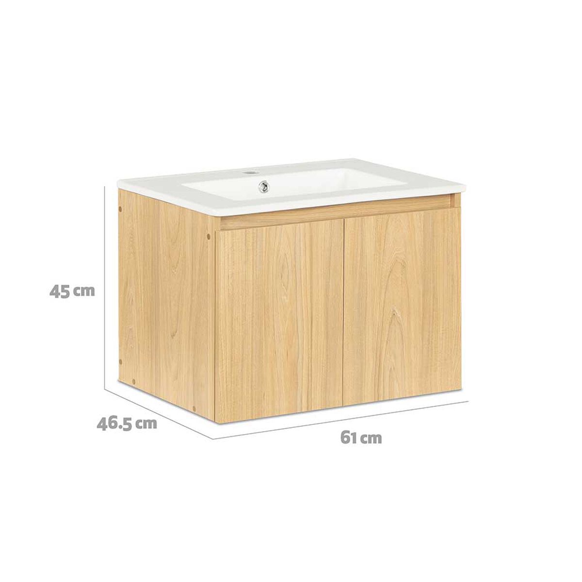 Vanitorio CIC Monaco 2 Puertas Olmo