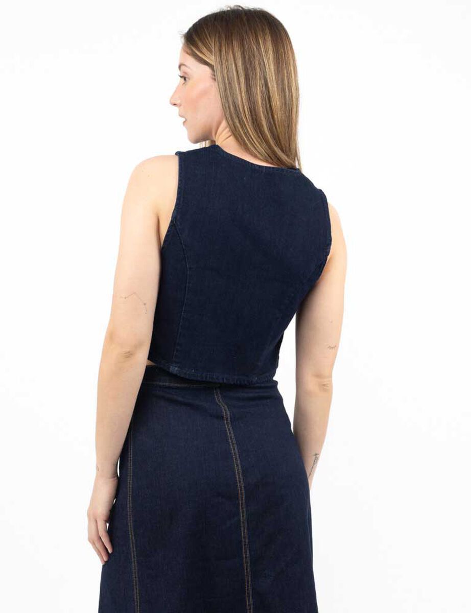 Blazer Gillette Denim Mujer Zibel