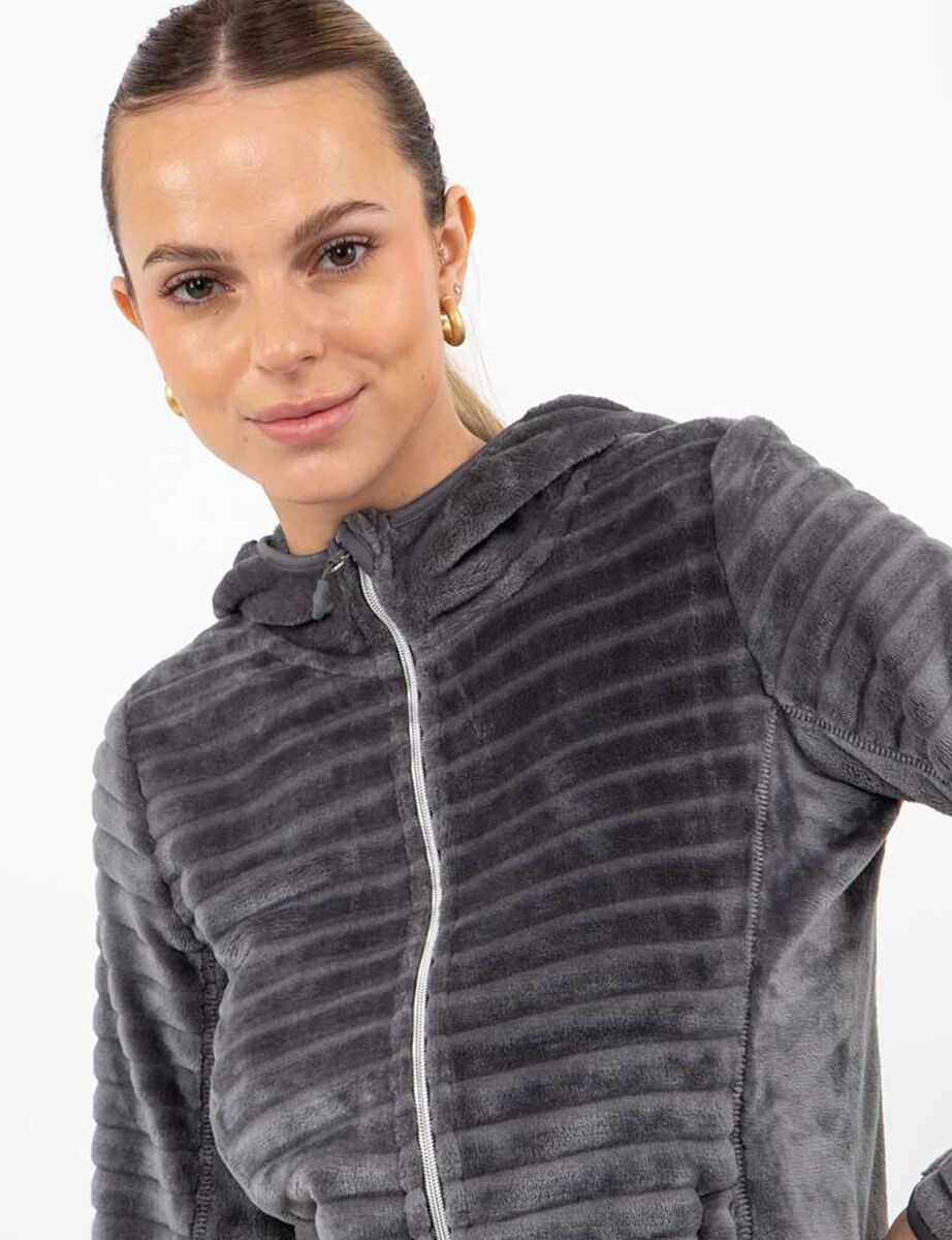 Poleron Deportivo Mujer Black County
