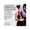 Pack 2 Toallas Microfibra Suede Morada Pro Outdoor