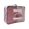 Cubrecama Doral 2 Plazas Jacquard Liso Rosa Viejo